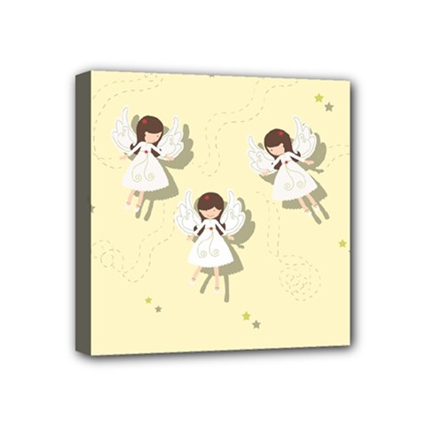 Christmas Angels  Mini Canvas 4  X 4  by Valentinaart