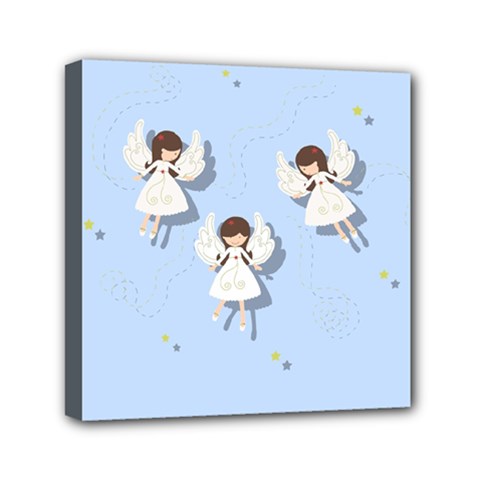 Christmas Angels  Mini Canvas 6  X 6 