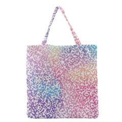 Festive Color Grocery Tote Bag by Colorfulart23