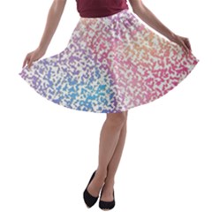 Festive Color A-line Skater Skirt