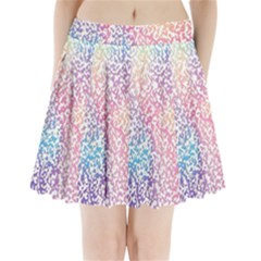 Festive Color Pleated Mini Skirt