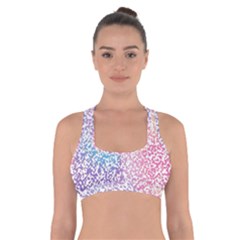 Festive Color Cross Back Sports Bra