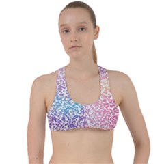 Festive Color Criss Cross Racerback Sports Bra