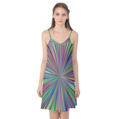 Burst Colors Ray Speed Vortex Camis Nightgown by Celenk