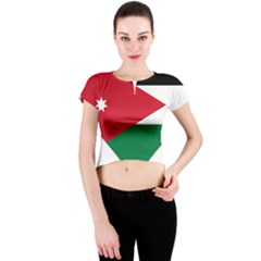 Heart Love Affection Jordan Crew Neck Crop Top