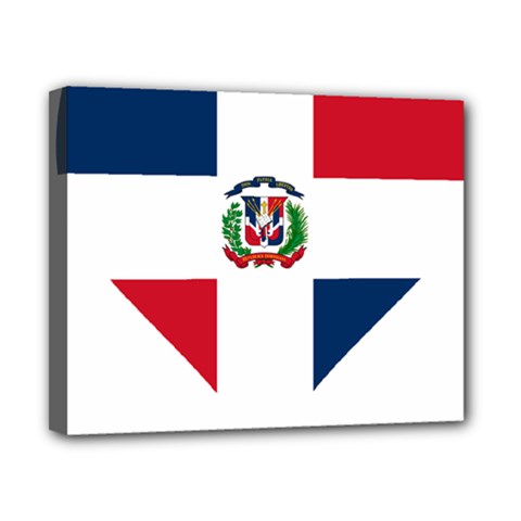 Heart Love Dominican Republic Canvas 10  X 8  by Celenk