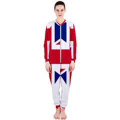 Heart Love Heart Shaped Flag Onepiece Jumpsuit (ladies)  by Celenk