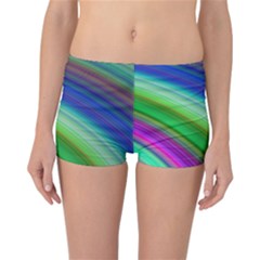 Motion Fractal Background Reversible Boyleg Bikini Bottoms by Celenk