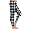 Square Diagonal Pattern Seamless Classic Winter Leggings View3