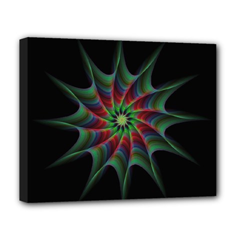 Star Abstract Burst Starburst Deluxe Canvas 20  X 16   by Celenk