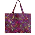 Triangle Background Abstract Zipper Mini Tote Bag View2