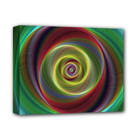 Spiral Vortex Fractal Render Swirl Deluxe Canvas 14  X 11  by Celenk