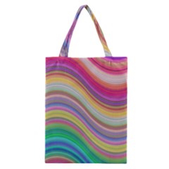 Wave Background Happy Design Classic Tote Bag