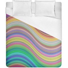 Wave Background Happy Design Duvet Cover (California King Size)