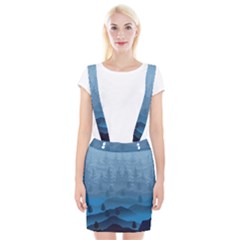 Blue Mountain Braces Suspender Skirt by berwies