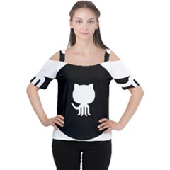 Logo Icon Github Cutout Shoulder Tee