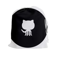 Logo Icon Github Drawstring Pouches (xxl) by Celenk