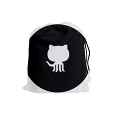 Logo Icon Github Drawstring Pouches (large) 