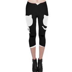 Logo Icon Github Capri Leggings  by Celenk