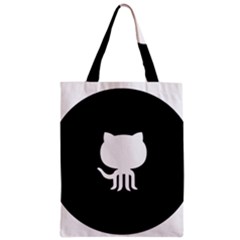 Logo Icon Github Zipper Classic Tote Bag by Celenk