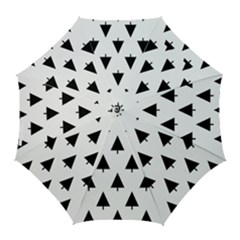 Scrap Background Spruce Christmas Golf Umbrellas by Celenk