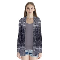 Space Universe Earth Rocket Drape Collar Cardigan by Celenk