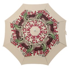 Vintage Santa Claus  Straight Umbrellas by Valentinaart