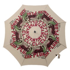 Vintage Santa Claus  Hook Handle Umbrellas (medium) by Valentinaart