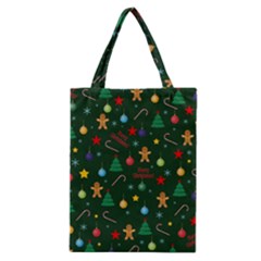 Christmas Pattern Classic Tote Bag by Valentinaart