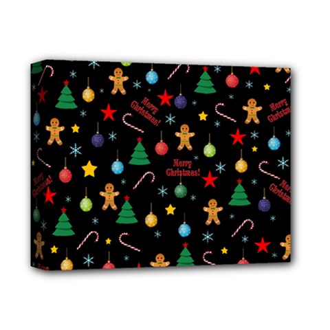 Christmas Pattern Deluxe Canvas 14  X 11  by Valentinaart