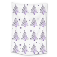 Christmas tree - pattern Large Tapestry