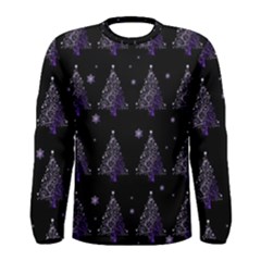 Christmas Tree - Pattern Men s Long Sleeve Tee by Valentinaart