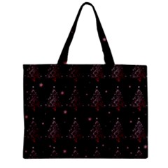 Christmas Tree - Pattern Zipper Mini Tote Bag by Valentinaart