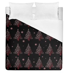 Christmas Tree - Pattern Duvet Cover (queen Size) by Valentinaart