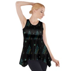 Christmas Tree - Pattern Side Drop Tank Tunic