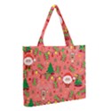 Santa and Rudolph pattern Medium Tote Bag View2