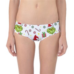 Grinch Pattern Classic Bikini Bottoms by Valentinaart