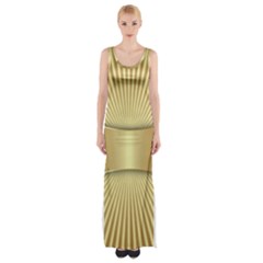 Gold8 Maxi Thigh Split Dress by NouveauDesign