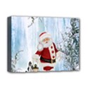 Santa Claus With Funny Penguin Deluxe Canvas 16  x 12   View1