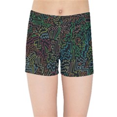 Zigs And Zags Kids Sports Shorts by Celenk