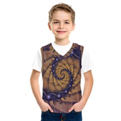 An Emperor Scorpion s 1001 Fractal Spiral Stingers Kids  Sportswear by jayaprime