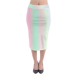 Pattern Midi Pencil Skirt