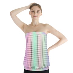 Pattern Strapless Top