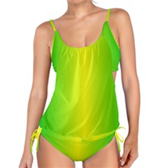 Pattern Tankini Set