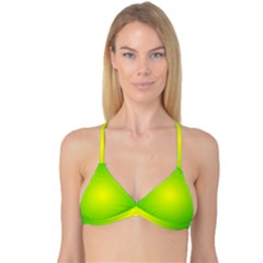 Pattern Reversible Tri Bikini Top