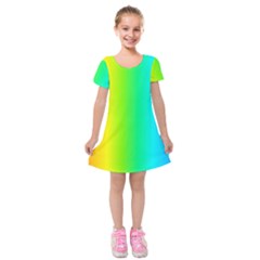Pattern Kids  Short Sleeve Velvet Dress by gasi