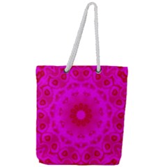 Pattern Full Print Rope Handle Tote (large)