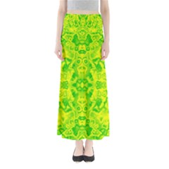 Pattern Full Length Maxi Skirt