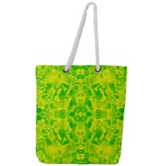 Pattern Full Print Rope Handle Tote (large)