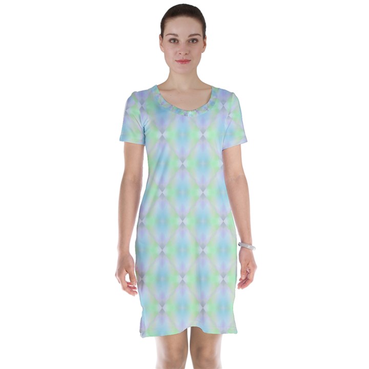 Pattern Short Sleeve Nightdress